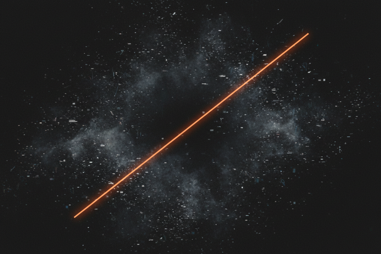 Editorial 5 — "This system exists to do it differently" — Single clear pathway